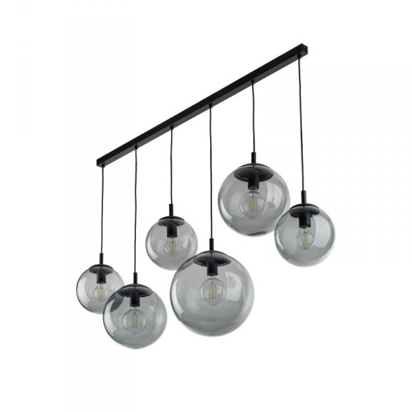 TK LIGHTING LAMPA ESME GRAPHITE LAMPA WISZĄCA 6  LISTWA