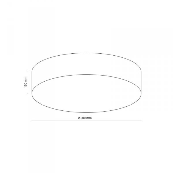 TK LIGHTING RONDO LINEN 5637 LAMPA SUFITOWA PLAFON DUŻY ABAŻUR LNIANY NATURAL EKO