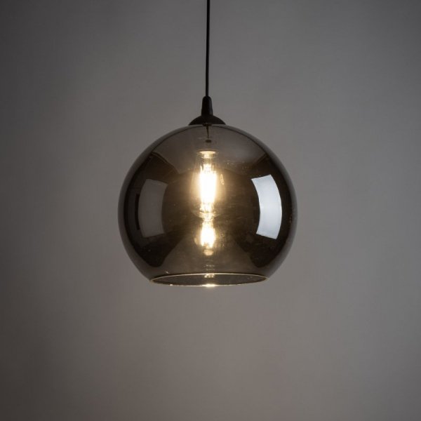 TK LIGHTING VENEZIA LAMPA WISZĄCA 1 PŁ GRAFIT LUSTRZANY 300