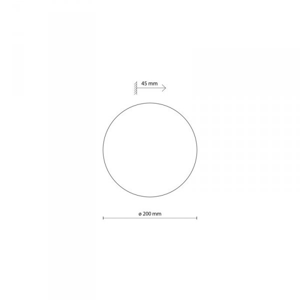 TK LIGHTING LUNA BLACK NEW 200 KINKIET 2 PŁ