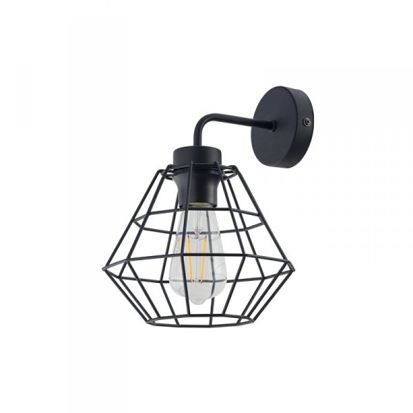 TK LIGHTING DIAMOND NEW BLACK KINKIET 1 PL
