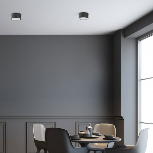 TK LIGHTING DALLAS BLACK LAMPA SUFITOWA 1 PŁ