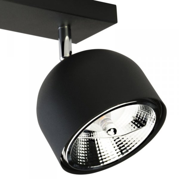 TK LIGHTING ALTEA BLACK LAMPA SUFITOWA 2 PŁ + ŻARÓWKI