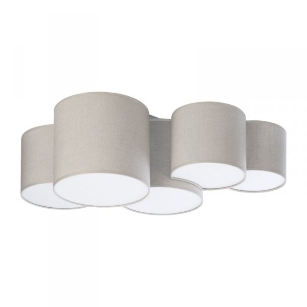 TK LIGHTING MONA NATURE LAMPA SUFITOWA 6593 PLAFON  W KOLORACH BEŻU NATURAL EKO
