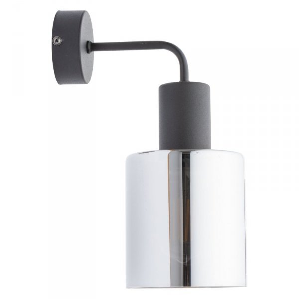 TK LIGHTING SIERRA BLACK 6652 KINKIET CZARNY KLOSZ GRAFITOWY
