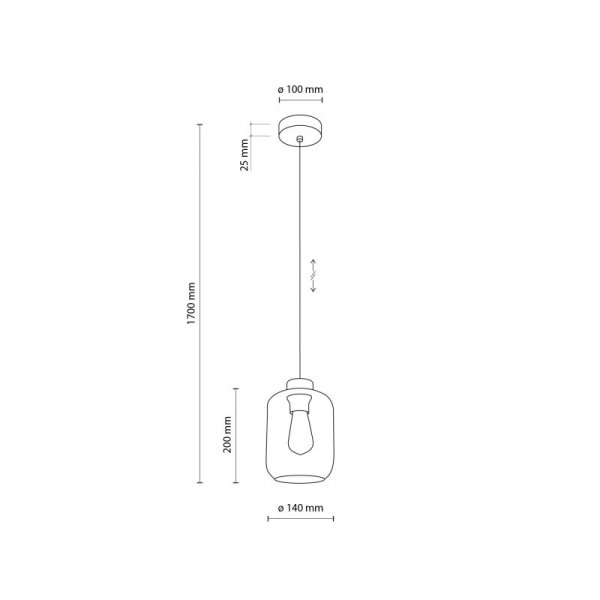 TK LIGHTING MARCO GREEN 6696 LAMPA WISZĄCA CZARNO ZŁOTA Z ZIELONYM KLOSZEM