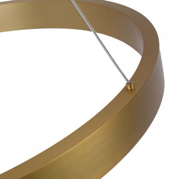 LIGHT PRESTIGE MIDWAY LAMPA WISZĄCA ZŁOTA RING KOŁO OBRĘCZ  LP-033/1P S GD Triangle
