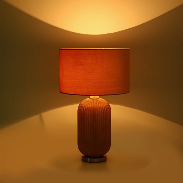 LAMPA STOŁOWA SZKLANA ZŁOTA GLAMOUR DO SALONU NA KOMODĘ LIGHT PRESTIGE TAMIZA  LP-1515/1T big gold