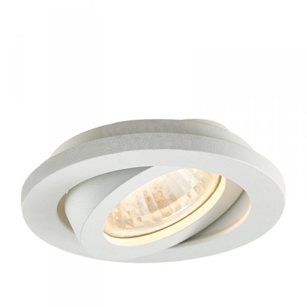 OPRAWKA HALOGENOWA WPUSZCZANA OCZKO OKRĄGŁE RUCHOME REGULOWANE BIAŁE LIGHT PRESTIGE LAGOS LP-440/1RS WH movable