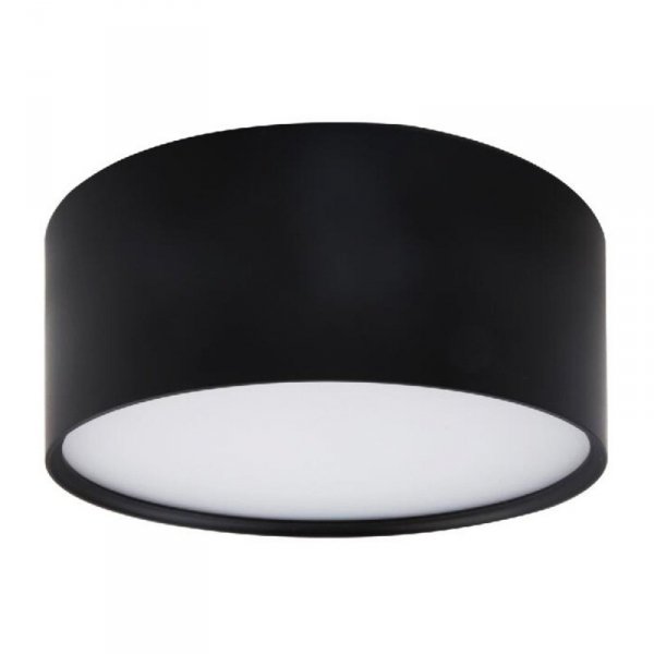 OPRAWA NATYNKOWA LAMPA SUFITOWA SPOT PLAFON TUBA CZARNA ZMIENNA BARWA ŚWIATŁA HERMETYCZNA DO ŁAZIENKI LIGHT PRESTIGE KENDAL IP65  LP-6331/1C IP54 BK