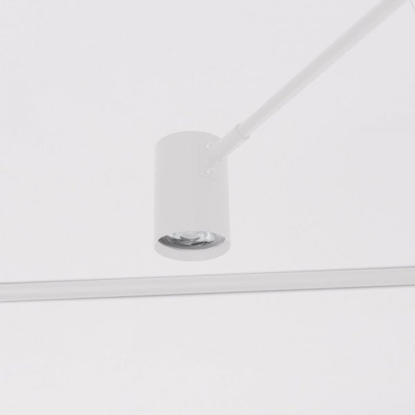 LAMPA SUFITOWA BIAŁE REFLEKTORKI DO SALONU SYPIALNI KUCHNI LIGHT PRESTIGE SNOW  LP-731/6P WH