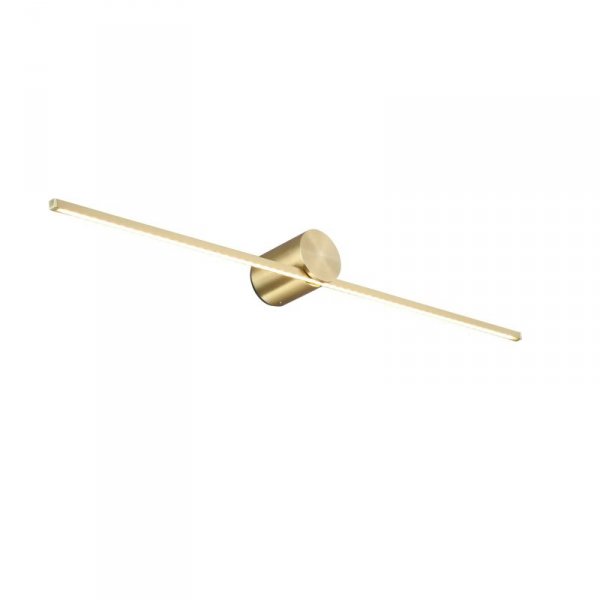 KINKIET LED ZŁOTY NAD LUSTRO 60CM DO ŁAZIENKI IP44 HERMETYCZNY LIGHT PRESTIGE MODERN SLIM  IP44 LP-777/1W L GD