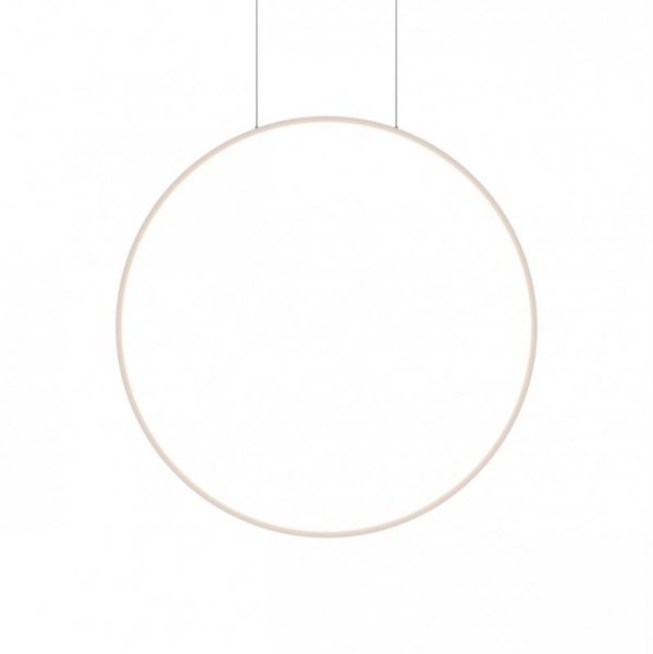 LAMPA WISZĄCA NAD LUSTRO DO LUSTRA DO ŁAZIENKI BIAŁA KOŁO RING OBRĘCZ 60CM  IP44 HERMETYCZNA LIGHT PRESTIGE MIRROR  LP-999/1P S WH