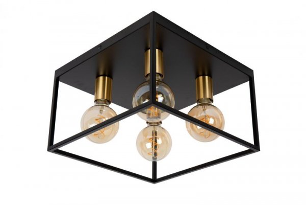 LAMPA METALOWA LOFT INDUSTRIALNA NA ŻARÓWKI DEKORACYJNE EDISON LUCIDE RUBEN 00124/14/30