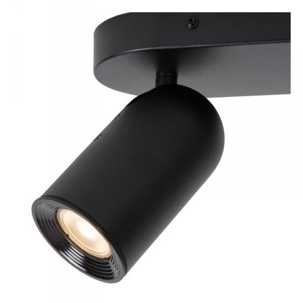PLAFON SPOT REGULOWANY REFLEKTOR CZARNY LUCIDE PUNCH 13958/02/30