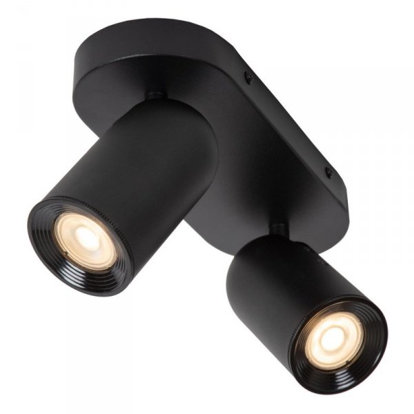 PLAFON SPOT REGULOWANY REFLEKTOR CZARNY LUCIDE PUNCH 13958/02/30