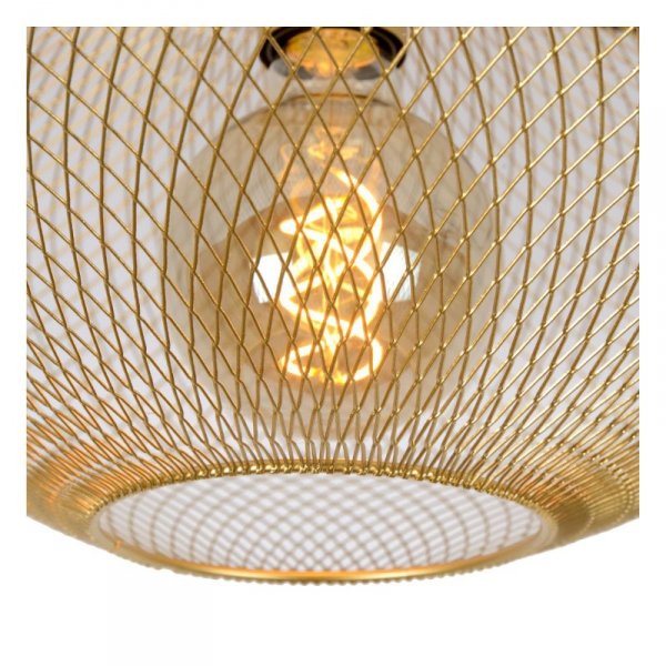 LAMPA DRUCIANA NOWOCZESNA INDUSTRIALNA METALOWA LUCIDE MESH 21123/45/02