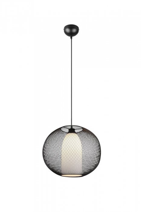LAMPA WISZĄCA KULA DRUCIANA Z KLOSZEM 40CM NAD STÓŁ DO KUCHNI JADALNI DO SALONU FILO 313900132 TRIO