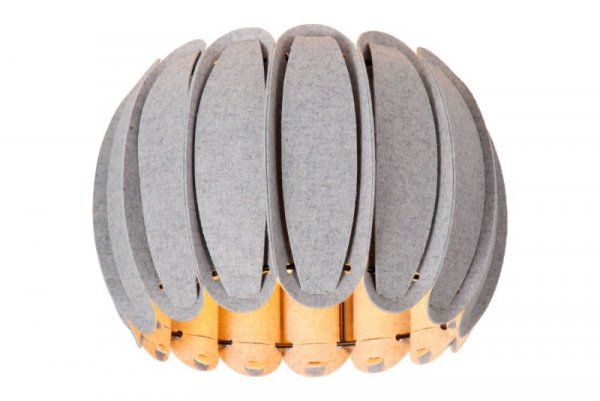 LAMPA NOWOCZESNA FILCOWA KLOSZ Z FILCU DO SALONU SYPIALNI LUCIDE SPENCER 34145/30/36