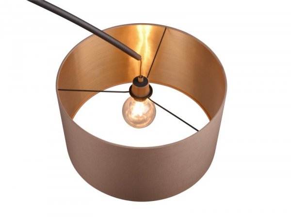 LAMPA PODŁOGOWA NA WYSIĘGNIKU Z ABAŻUREM MANSUR 419200141 TRIO
