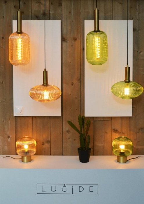 LAMPA WISZĄCA SZKLANA GLAMOUR NOWOCZESNA LUCIDE MALOTO 45386/30/62