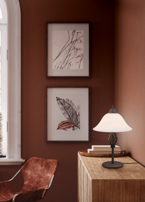 LAMPKA NOCNA STOŁOWA W STYLU RUSTYKALNYM DO SALONU SYPIALNI RUSTICA 501000224 TRIO