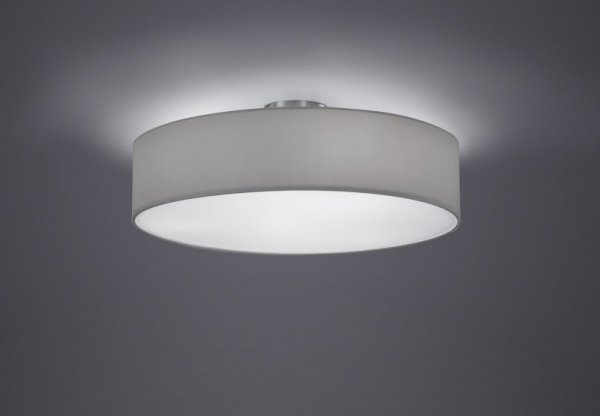 LAMPA SUFITOWA PLAFON DUŻY BIAŁY ABAŻUR 50CM DO SALONU SYPIALNI POKOJULAMPA SUFITOWA PLAFON DUŻY BIAŁY ABAŻUR 65CM DO SALONU SYPIALNI POKOJU HOTEL 603900301 TRIO