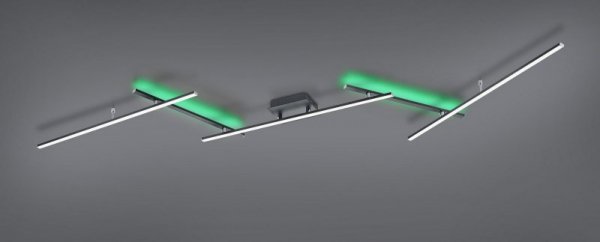 	LAMPA SUFITOWA LED NOWOCZESNA ROZŁOŻYSTA REGULOWANA DO DŁUGIEGO POKOJU SALONU ARVIN 628410532 TRIO