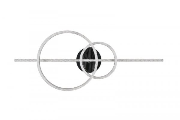 LAMPA SUFITOWA PLAFON LED NOWOCZESNY CHROM Z PILOTEM STEROWANIA ŚCIEMNIALNY DO SALONU SYPIALNI KUCHNI MONTILLA 643010306 TRIO