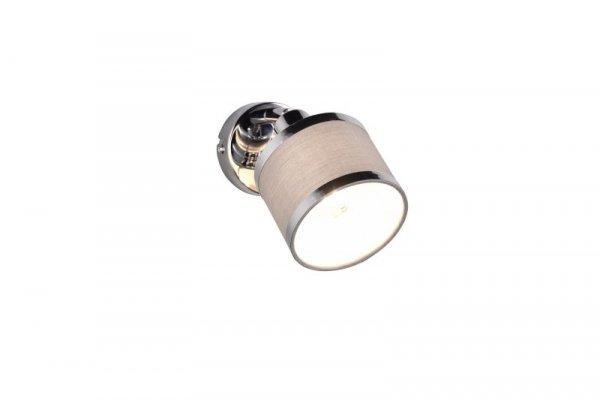 KINKIET PLAFON SPOT REFLEKTOR CHROM Z ABAŻUREM DO SALONU POKOJU SYPIALNI AROSA 812100106 TRIO