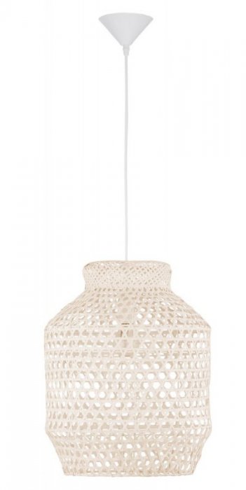 LAMPA WISZĄCA NATURAL EKO RATTANOWA DO SALONU JADALNI KUCHNI W STYLU BOHO  LUCES EXCLUSIVAS PALMAS LE42127