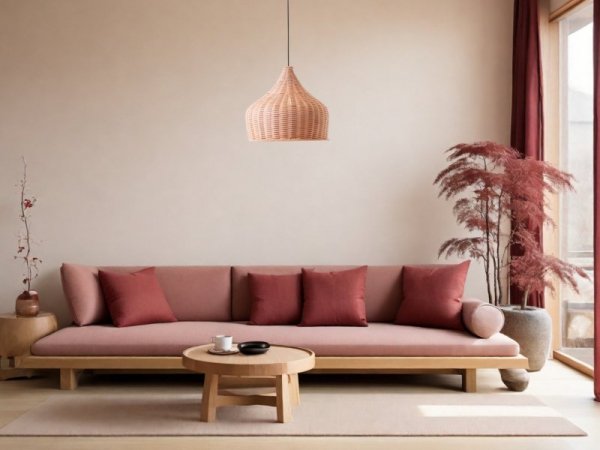 LAMPA WISZĄCA NATURAL EKO RATTANOWA DO SALONU JADALNI KUCHNI W STYLU BOHO  LUCES EXCLUSIVAS PALMAS LE42136