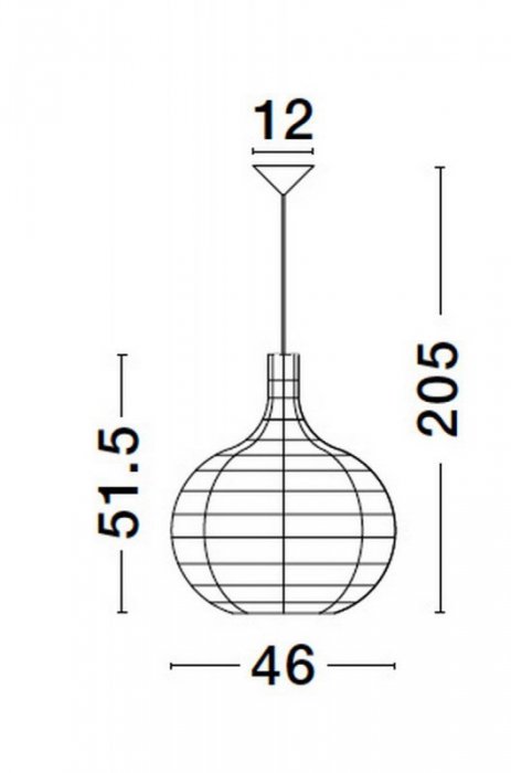 LAMPA WISZĄCA NATURAL EKO RATTANOWA DO SALONU JADALNI KUCHNI W STYLU BOHO  LUCES EXCLUSIVAS PARANA LE42951
