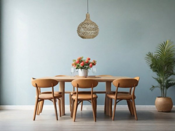 LAMPA WISZĄCA NATURAL EKO RATTANOWA DO SALONU JADALNI KUCHNI W STYLU BOHO  LUCES EXCLUSIVAS PARANA LE42951
