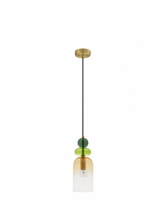LAMPA WISZĄCA SZKLANA KOLOROWY KLOSZ LUCES EXCLUSIVAS BALAM LE43398