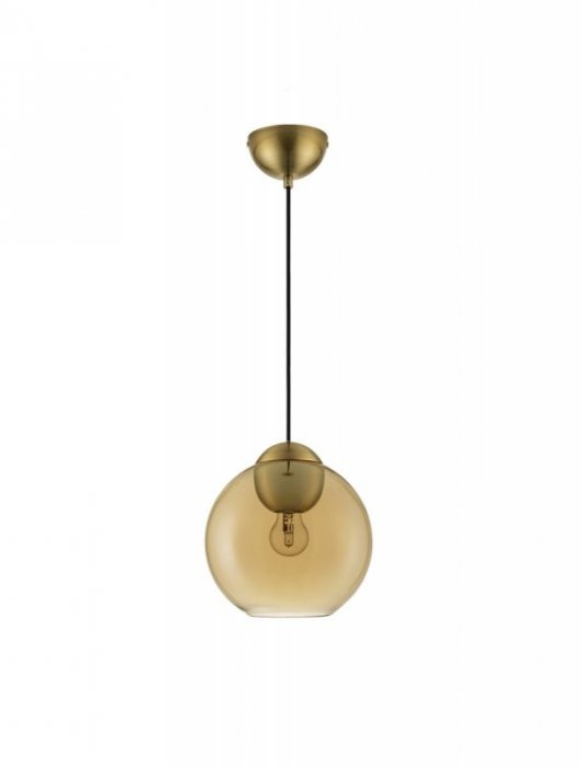 LAMPA WISZĄCA SZKLANA KULA NOWOCZESNA DO SALONU SYPIALNI KUCHNI JADALNI NAD STÓŁ LUCES EXCLUSIVAS BALMI LE43412