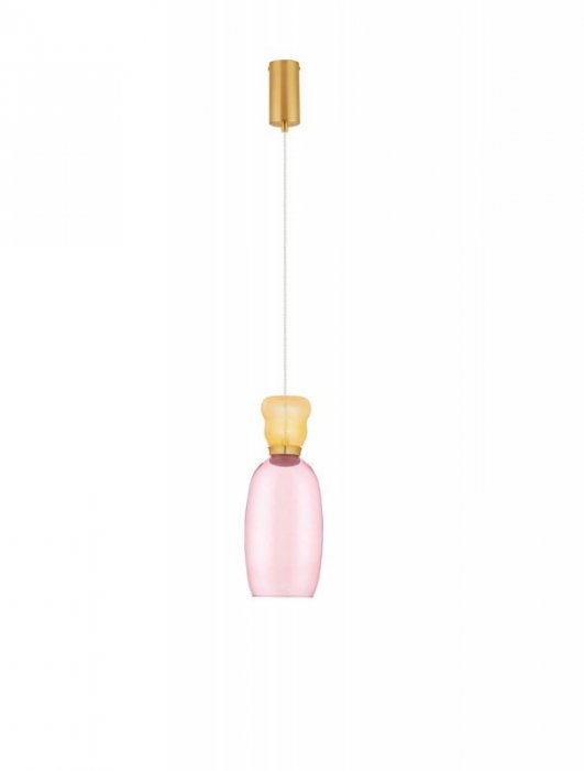 LAMPA WISZĄCA SZKLANA KOLOROWA SZKLANA LUCES EXCLUSIVAS LAMPA PERENE LE44465