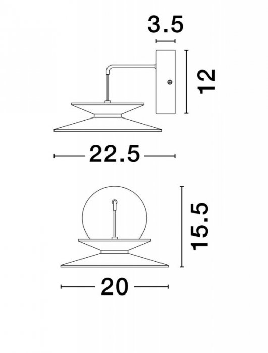 LUCES EXCLUSIVAS LAMPA GUANAY LE44745