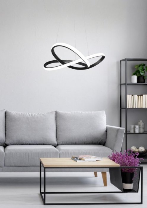 LAMPA WISZĄCA LED NOWOCZESNA DO SALONU SYPIALNI KUCHNI COURSE R32051432 REALITY LEUCHTEN