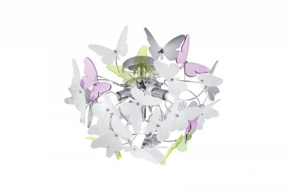 LAMPA DEKORACYJNA MOTYLE DO SALONU SYPIALNI BUTTERFLY R60213017 RL REALITY LEUCHTEN