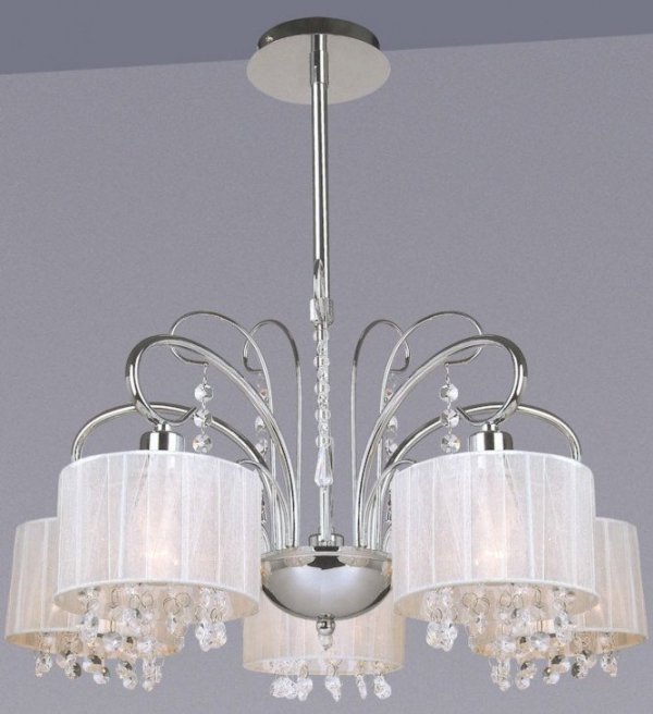 ITALUX SPAN MDM1583/5 WH LAMPA WISZĄCA Z KRYSZTAŁKAMI DO SALONU 