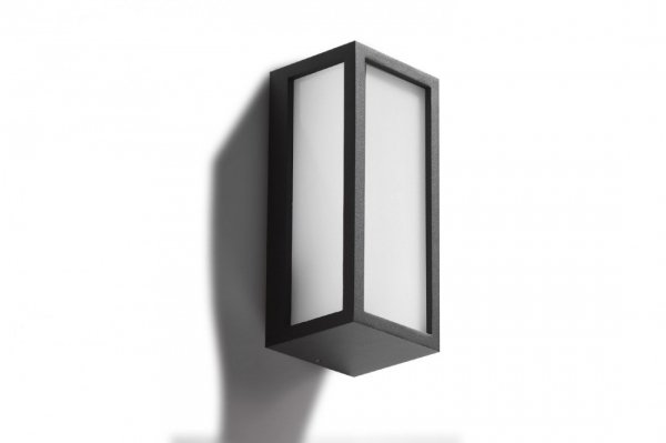 AZZARDO VENETO AZ4348 LAMPA ŚCIENNA NA ELEWACJĘ CZARNA