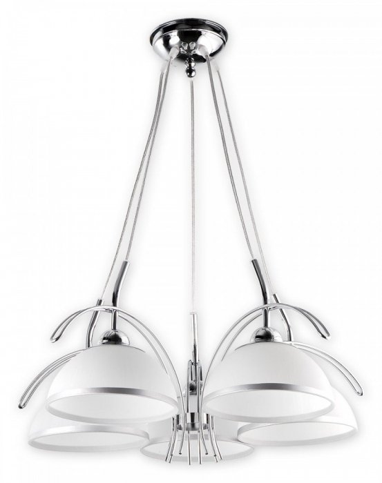 LAMPA WISZĄCA ŻYRANDOL KLASYCZNY CHROM LEMIR FLEX O1485_CH