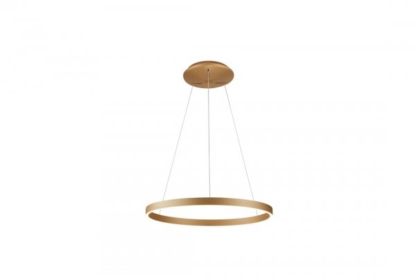 AZZARDO ANDREA AZ5105 120 3000K LAMPA WISZĄCA RING SZCZOTKOWANE ZŁOTO ŚWIECI GÓRA DÓŁ 30W+70W