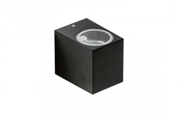 AZZARDO RIMINI SQUARE IP54 AZ4267 LAMPA ŚCIENNA ZEWNĘTRZNA CZARNA
