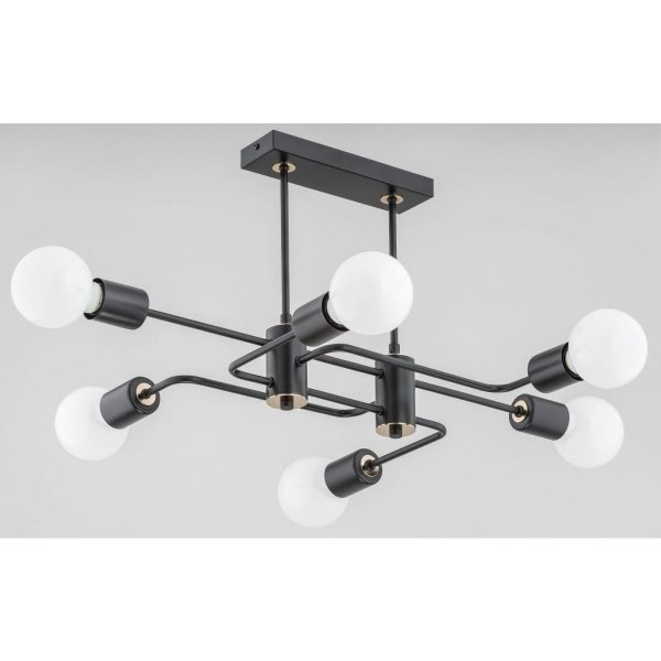 ALFA SOSNOWSCY SEBA 62185 LAMPA WISZĄCA NOWOCZESNA CZARNA