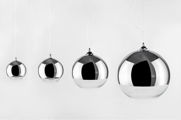 AZZARDO SILVER BALL 4 AZ2531 LAMPA WISZĄCA ELEGANCKA NOWOCZESNA CHROM