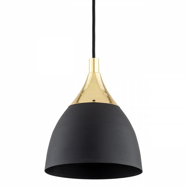 LAMPA WISZĄCA CZARNO ZŁOTA METALOWA NAD STÓŁ BAR WYSPĘ DO KUCHNI JADALNI NOWOCZESNA ARGON MURANO 4905