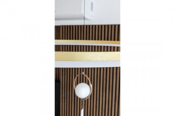AZZARDO HALO PENDANT 100 + 80 + 60 AZ4707 LAMPA WISZĄCA ZŁOTA NOWOCZESNA KOŁA RINGI