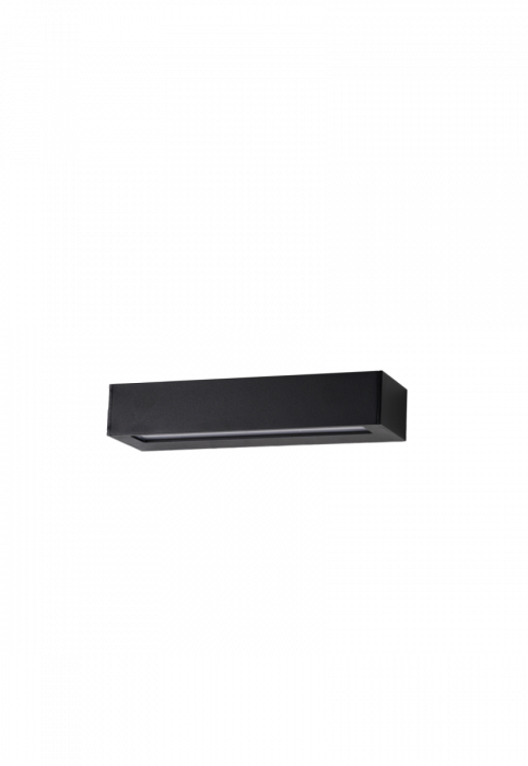 AZZARDO AZ5848 ROSVIK 25 IP54 2x6W 3000K BK KINKIET ZEWNĘTRZNT CZARNY NOWOCZESNY 25CM